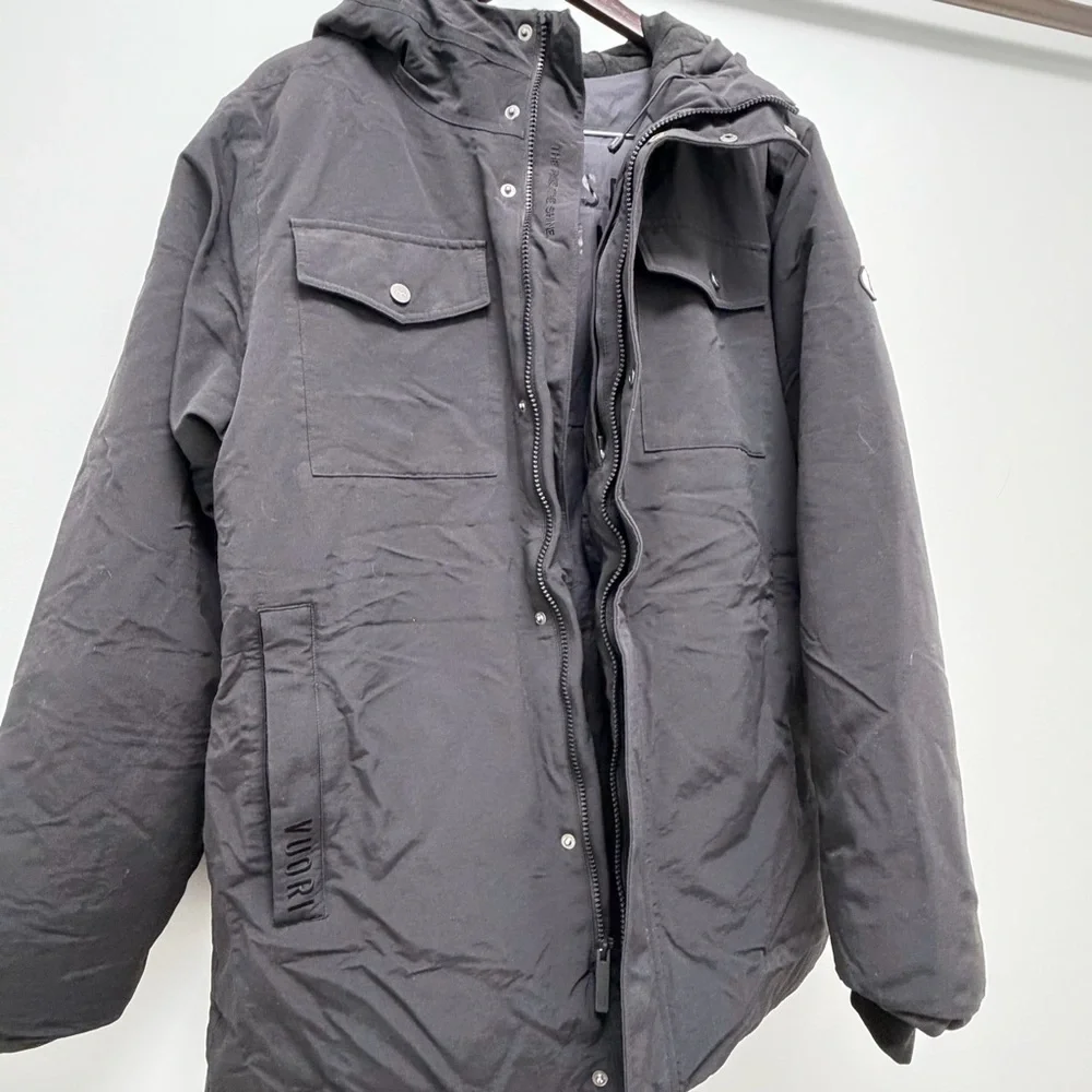 Vuori Northmost Insulated Black Parka Size Small